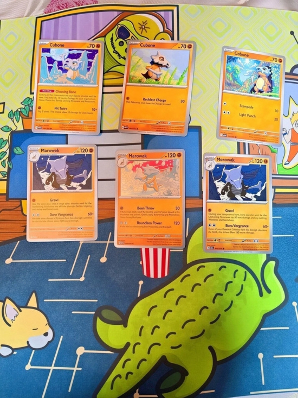 Pokémon TCG Cubone & Marowak Lot - Near Mint